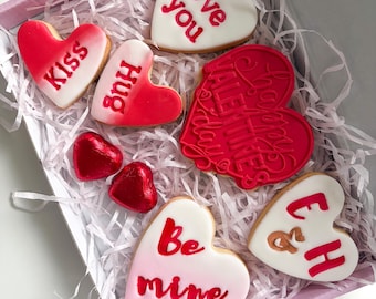 Valentines Cookies • Valentines Biscuit  • Valentines Gift for Her for Him for kids • Valentines treats