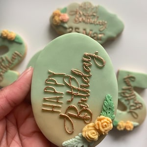 Birthday cookies | Birthday biscuits | birthday present for her | Birthday present for him | Birthday gift | Birthday treat | Happy Birthday image 7