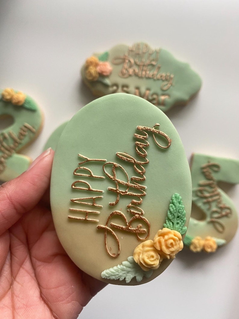 Birthday cookies | Birthday biscuits | birthday present for her | Birthday present for him | Birthday gift | Birthday treat | Happy Birthday image 7