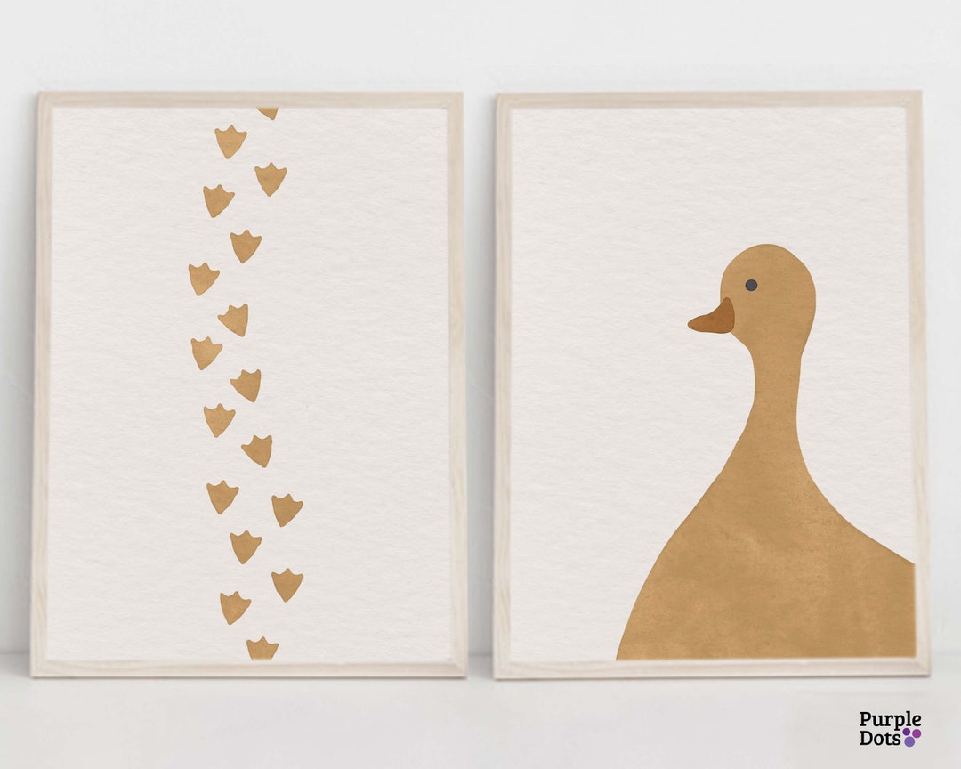 Boho Nursery Print Set of 2 Animal Printable Wall Art Little - Etsy