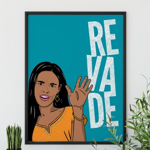 Impresión artística, arte de pared, regalo para el hogar, decoración para el arte indio del sur de Asia, Desi, Gujarati, Punjabi, Bollywood, espiritual, vibrante, colorido, moderno, cultural