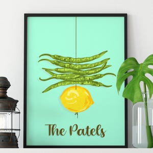 Art Print Wall Art Home Gift Decor for Indian South Asian Art Desi Gujarati Punjabi Bollywood Spiritual Vibrant Colourful Modern Cultural