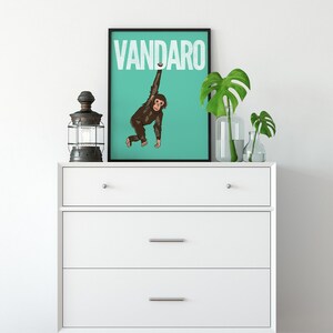 Vandaro Art Print | Gujarati Monkey | Indian Desi Home Decor | South Asian Humour Gift