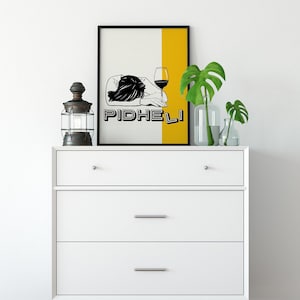 Pidheli Art Print | Gujarati Expression | Indian Desi Poster | South Asian Home Decor Gift