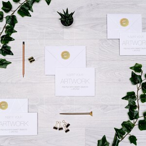 5x7&quot; Mockup, 5x7 Card Mockup, 4x6 Mockup, Stationery Mockup, Wedding Stationery Mockup, Invitation Mock up, Invite Mockup, Gold Stationery