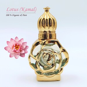 Pink Lotus Attar: Vegan Alcohol-Free Fragrance Oil