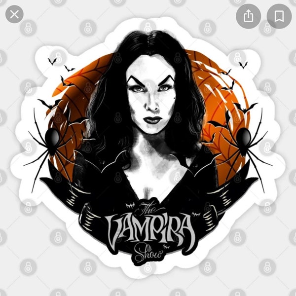 Vampira (Maila Nurmi) Sticker