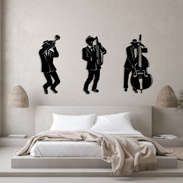 Jazz Metal Wall Art Etsy