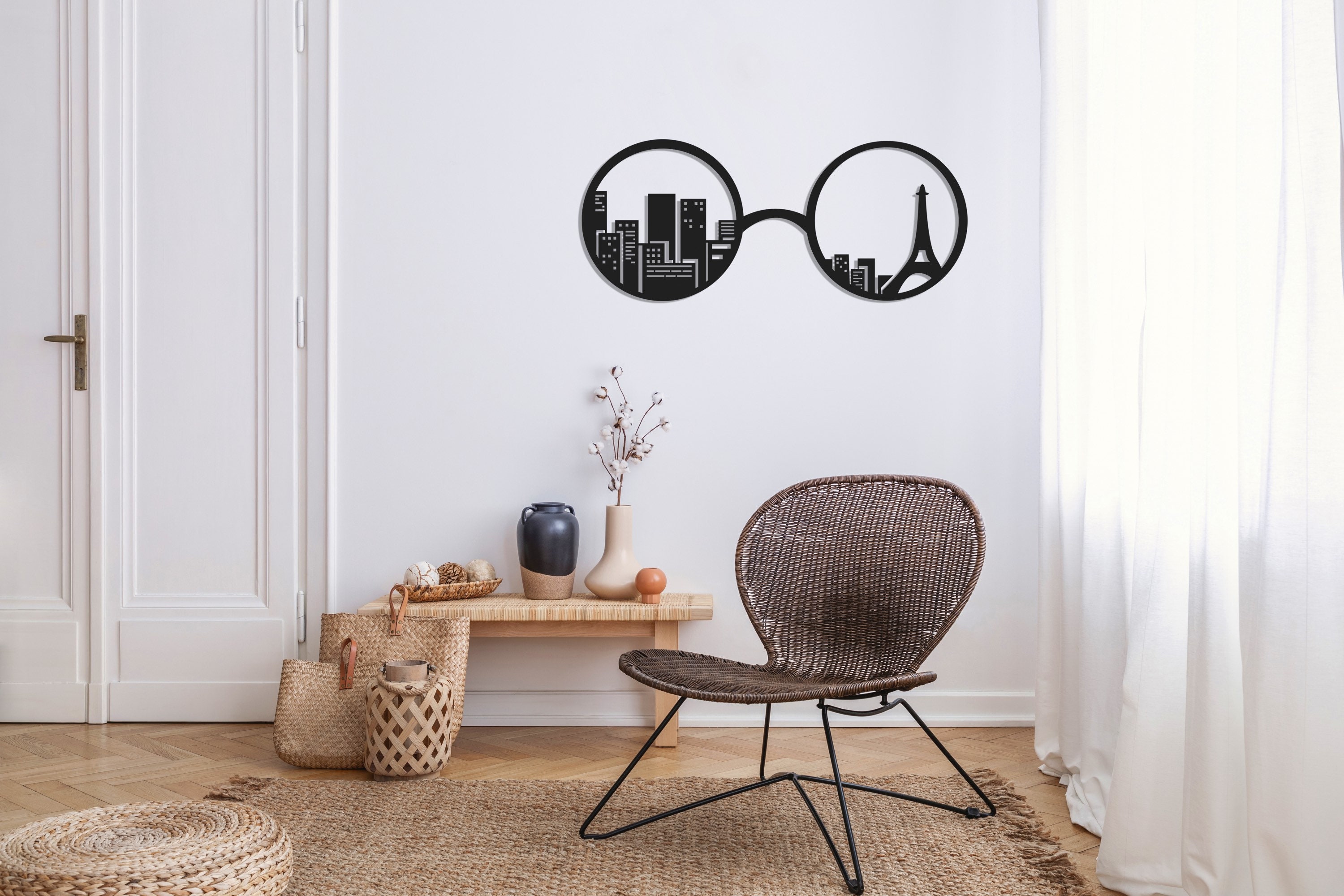 Eiffel Tower Paris Metal Wall Decor Metal Wall Art Etsy