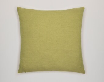Marrakech/ Pistachio Green Cotton Throw Pillow Cover