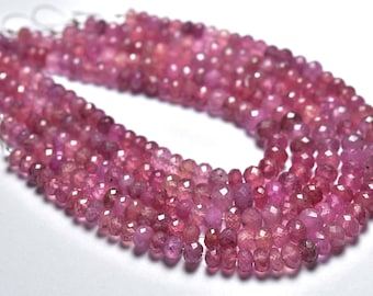 10mm Red Ruby Round Beads Bracelet AAA 7.5 inches Charming 