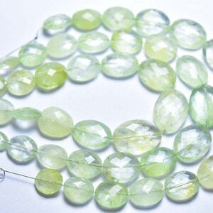 Heliodor Oval Beads 7 Inches Natural Faceted Heliodor Oval Briolettes Size is 7x9-10x15 mm 1605 image 3