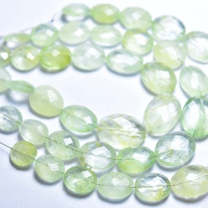 Heliodor Oval Beads 7 Inches Natural Faceted Heliodor Oval Briolettes Size is 7x9-10x15 mm 1605 image 5