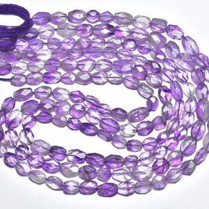 Amethyst Nugget Beads - 13 inches - Natural Faceted Amethyst Small Nuggets Strand - Size is 5 - 8 mm #1757