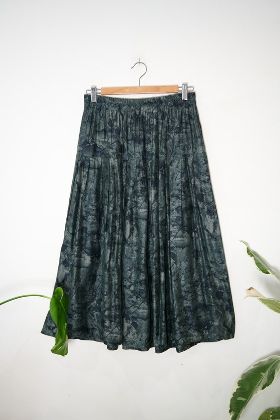 Vintage Grüner Blumenrock M | Etsy Österreich