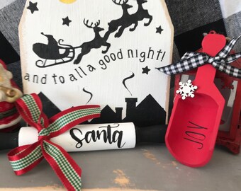 FOREST Christmas Wild Ornament Sweet Natural Nice Cookies Santa Gift Birthday Present Laser Engraved Rolling Pin Large Holiday Embossing