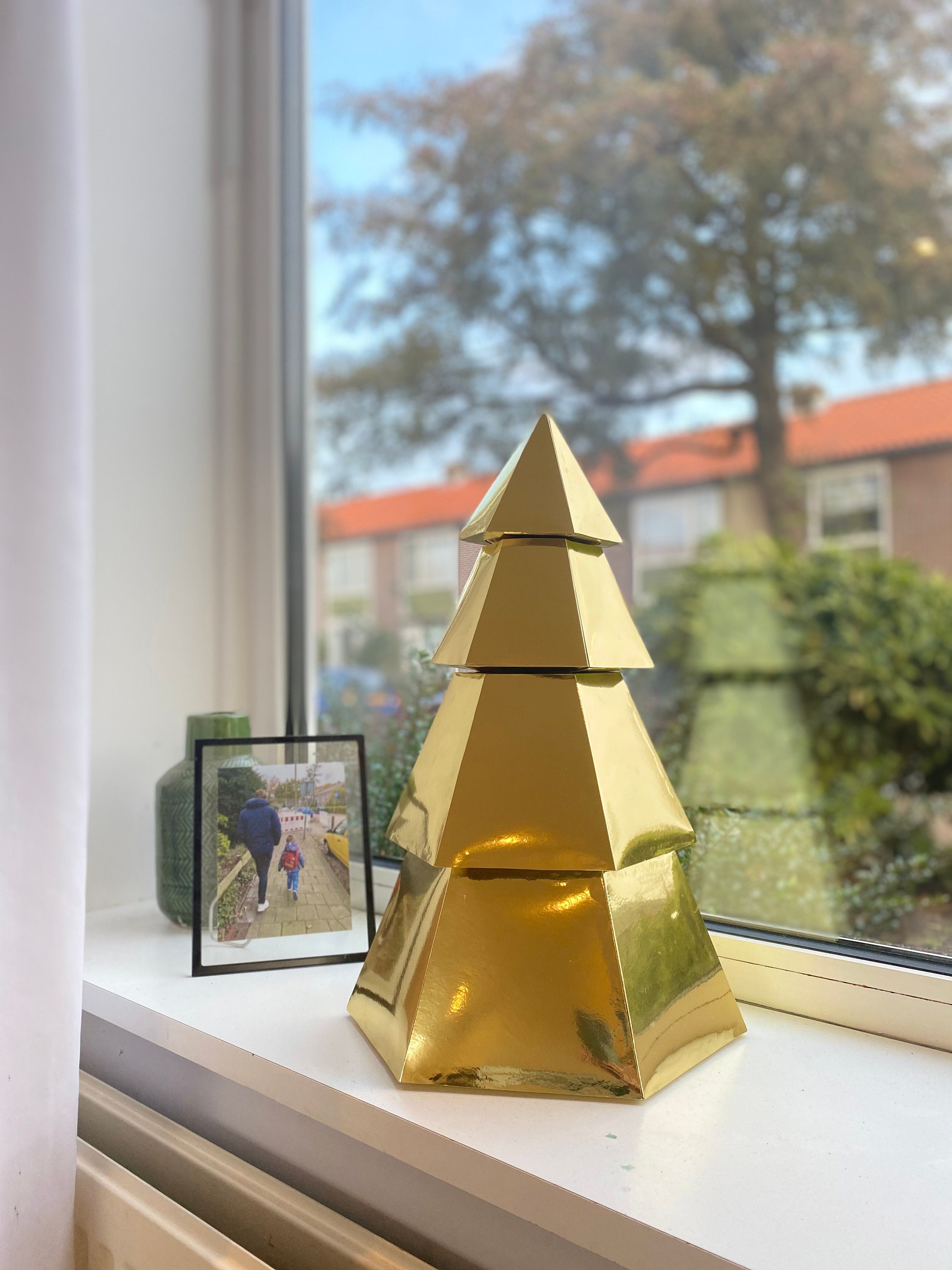 Paper Christmas Tree DIY Papercraft 3D Low Poly Origami Template PDF - Etsy