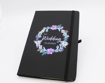 Carnet de bord de planificateur de mariage, journal de planification de mariage, cahier doublé A5, planificateur de grand jour, cadeau de fiançailles