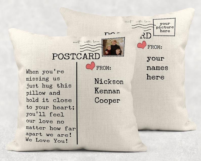 Download 16x16 Pillow Gifts For Grandparents Gramps Papa Hug This Pillow Postcard Pillow Nanny Grandparents Pillow Nana Photo Pillow Home Living Decorative Pillows