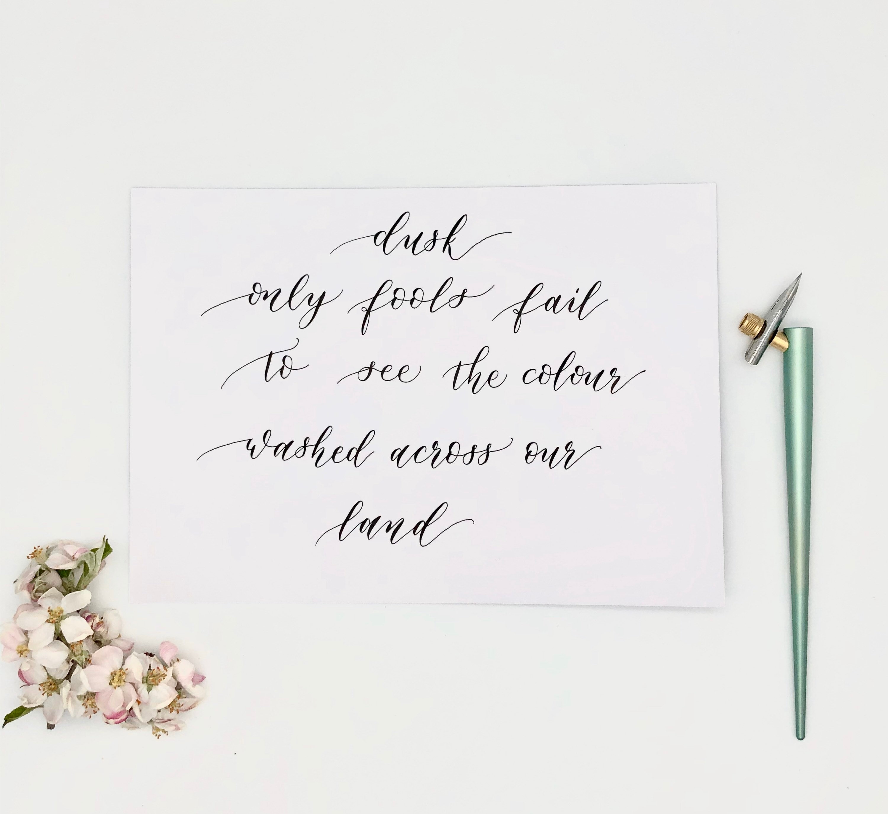 Calligraphy Quote Home Decor Wall Decor Wall Hanging Etsy