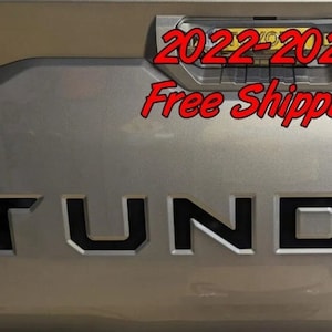 Autocollants en vinyle avec lettres d&#39;insertion de hayon, pour Toyota Tundra 2022 – 2023, nouveau