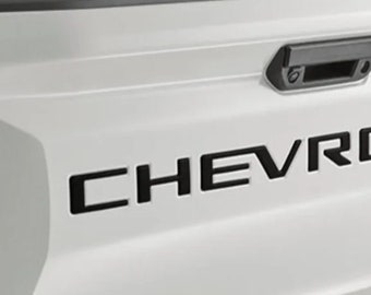 Tailgate Insert Letters Decal Vinyl Stickers for Chevrolet chevy colorado 2023+ New