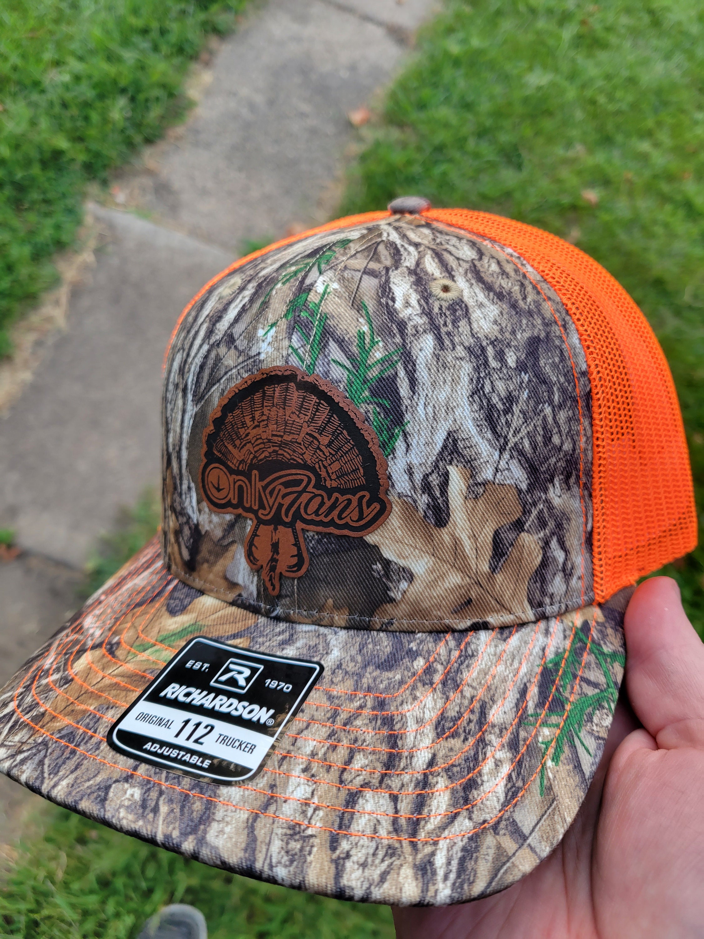 Onlyfans Turkey Hunting Leather Patch Hat Richardson 112 Realtree