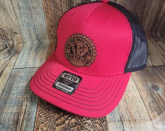 Casquette Camionneur Vintage Mesh - Rouge Et Blanc - Made In USA