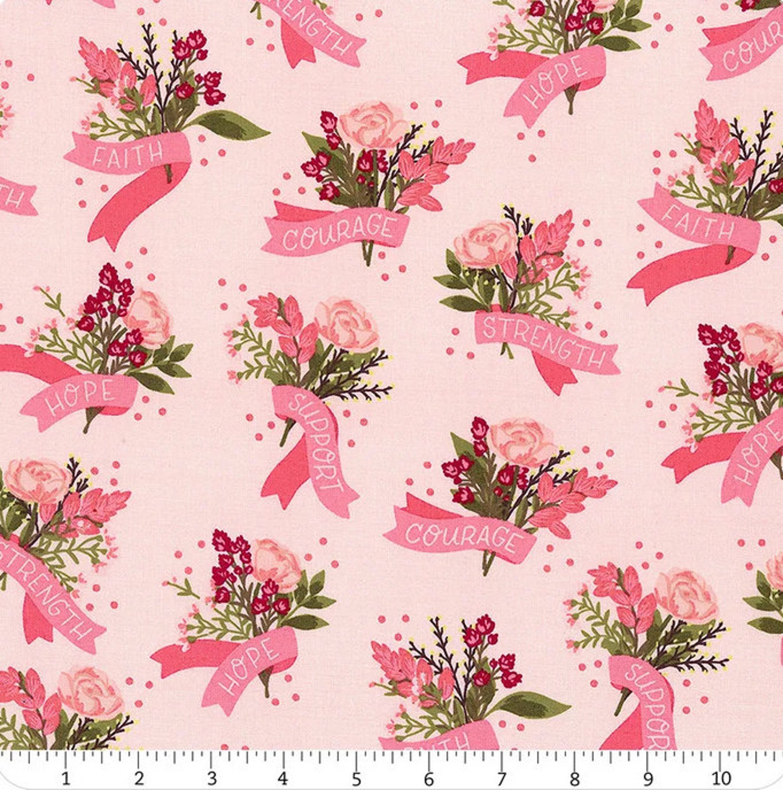 Hope in Bloom Quest for a Cure Quilt Kit Featuring Hope in Etsy