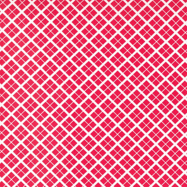 Berry Basket by April Rosenthal for Moda Fabrics - Cranberry - 24155 12 - Sold in 1/2 yard