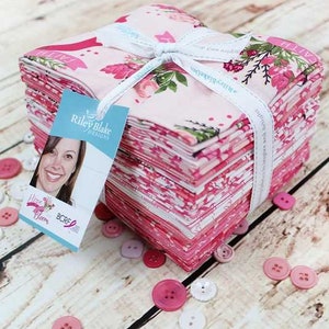 18 Pieces) Hope in Bloom Fat-Quarter Bundle by Katherine Lenius for Riley Blake Designs