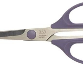 Kai Serrated Patchwork Scissor 6.33"