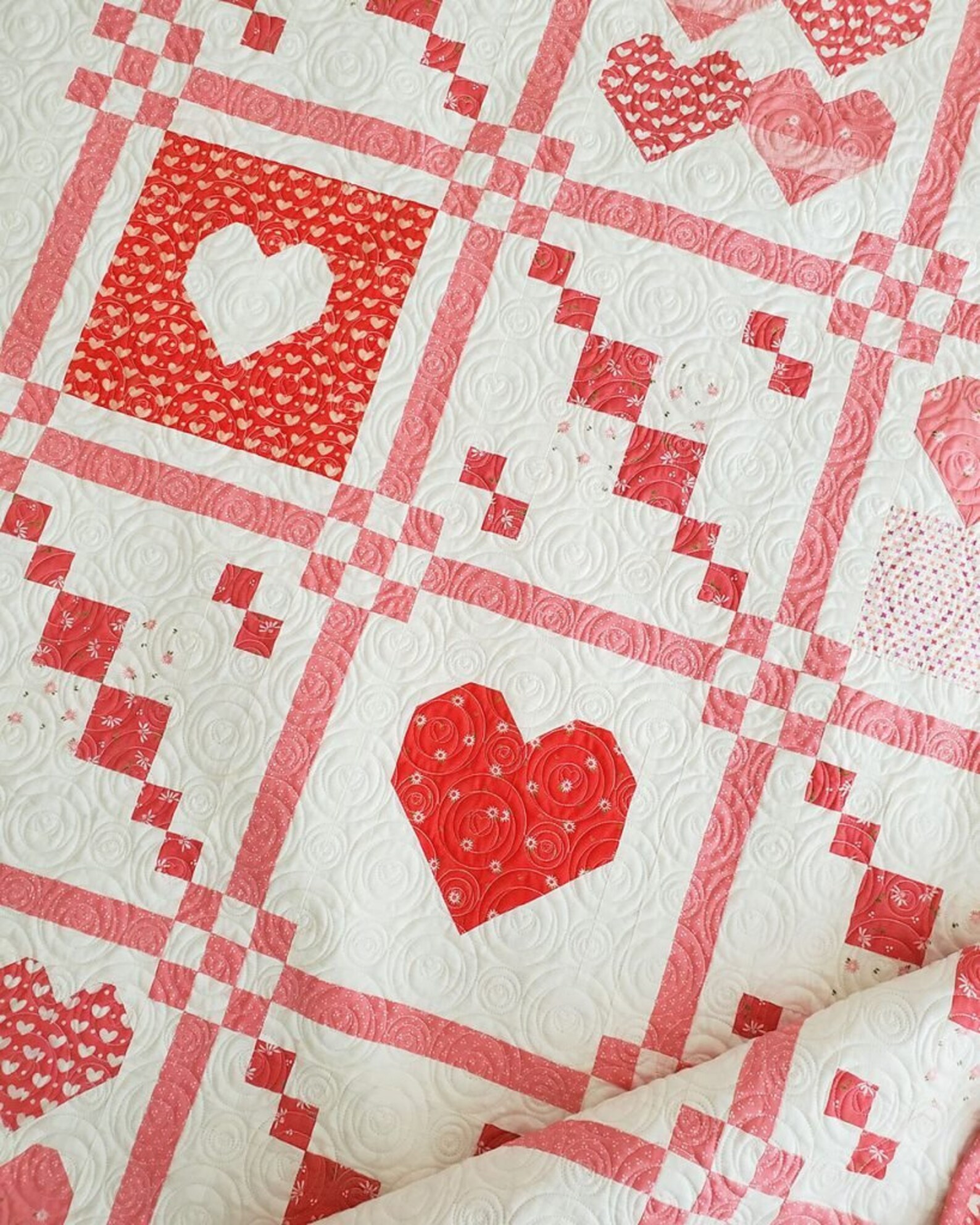 Together Moda Stitch Pink Quilt Kit by Sherri and Chelsi for Etsy UK