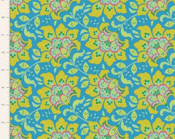 Bloomsville by Tilda Fabrics - 100517 - Flowemarket Sky - Sold in 1/2 yard