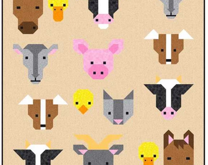 Farm Friends Quilt Pattern - Etsy