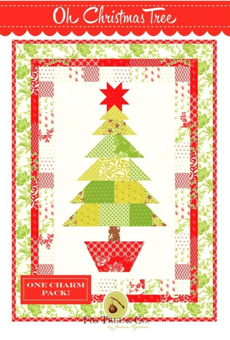 Oh Christmas Tree Wall Hanging Kit Etsy