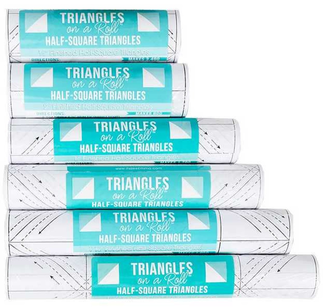 Triangles on a Roll Small Size Set Etsy