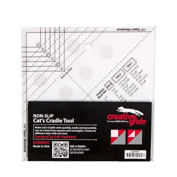 Creative Grids Cat's Cradle Tool Quilt Ruler