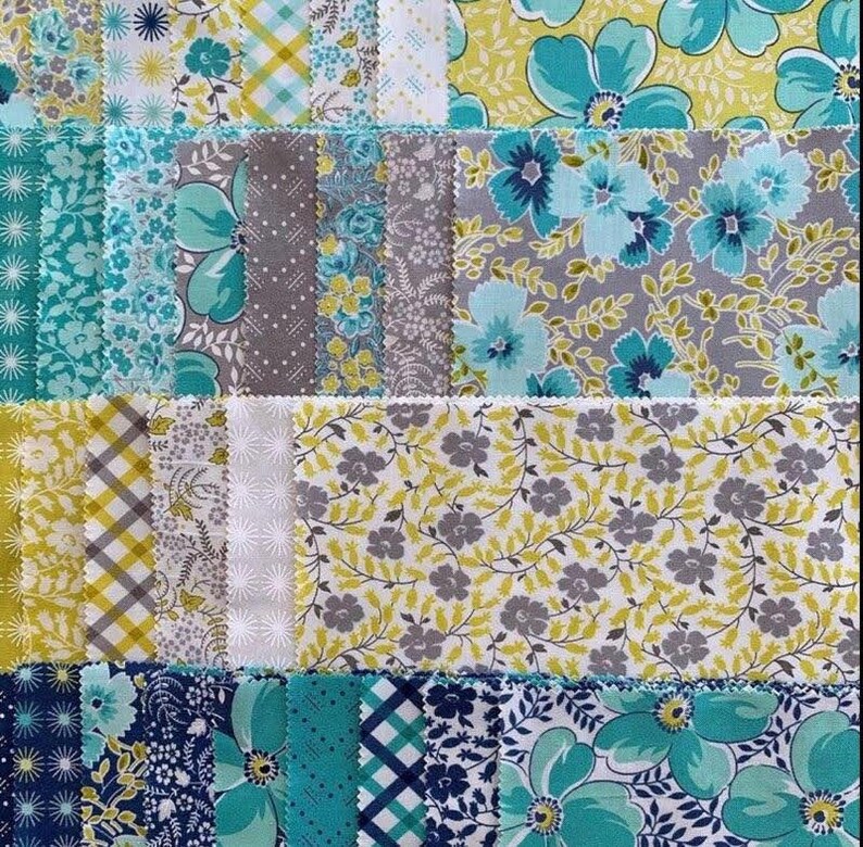 Lake Life Quilt Kit from the Flowers for Freya Collection by Etsy