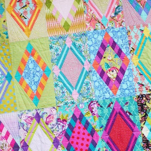 Moonbow Quilt Kit Featuring Moon Garden Etsy