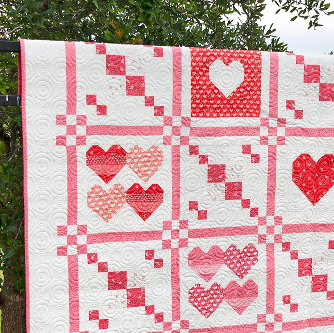 Together Moda Stitch Pink Quilt Kit by Sherri and Chelsi for Etsy