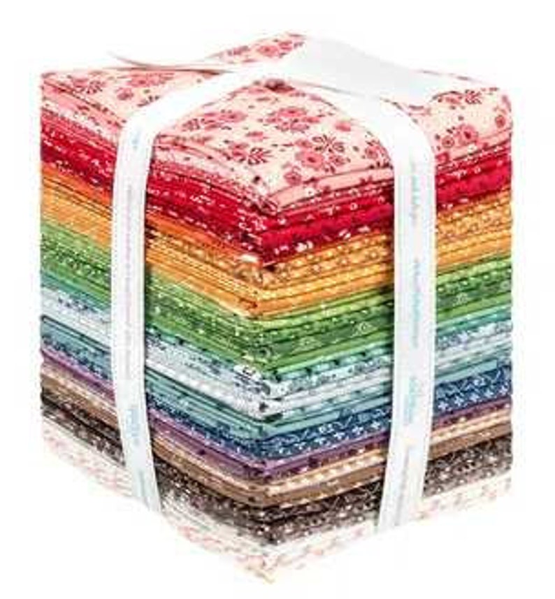 Sew Scrappy Spools Quilt Kit Featuring Calico by Lori Holt of Etsy