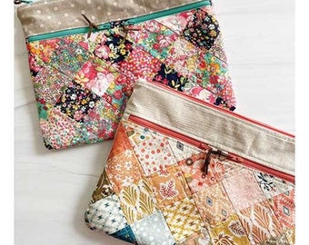 Divided Double Zip Pouch Kit by Chrissy Lux of Sew Lux Fabrics