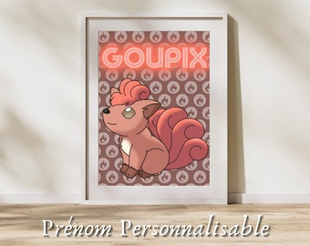 Anpassbares Vulpix-Poster