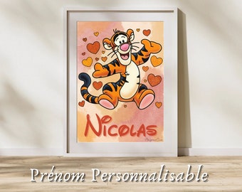 Anpassbares Tigger/Tigrou-Poster