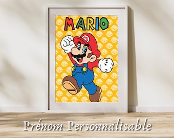 Anpassbares Mario-Poster