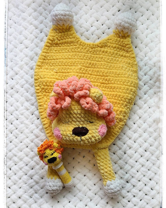 lion baby comforter
