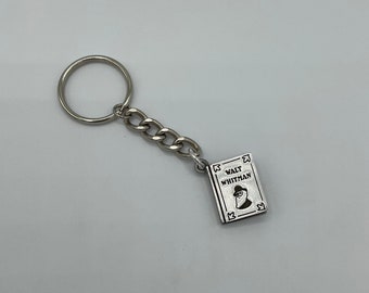 Walt Whitman Book Keychain