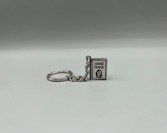 Anne Frank Book Keychain