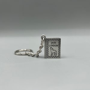 Jack London Book Keychain
